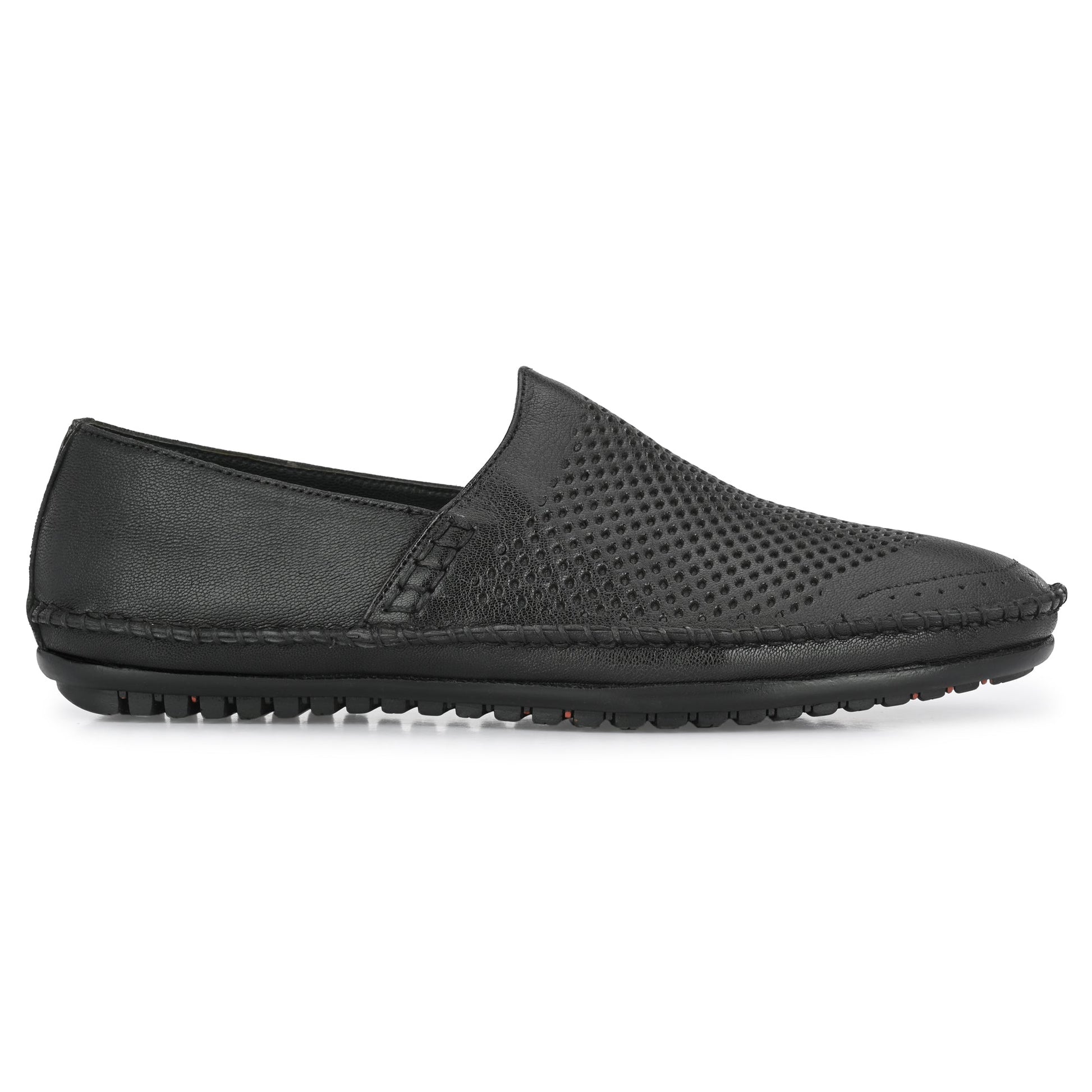 Egoss Leather Casual Slip On Shoes For Men