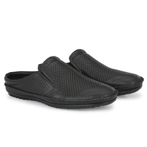 Egoss Leather Casual Slip On Shoes For Men