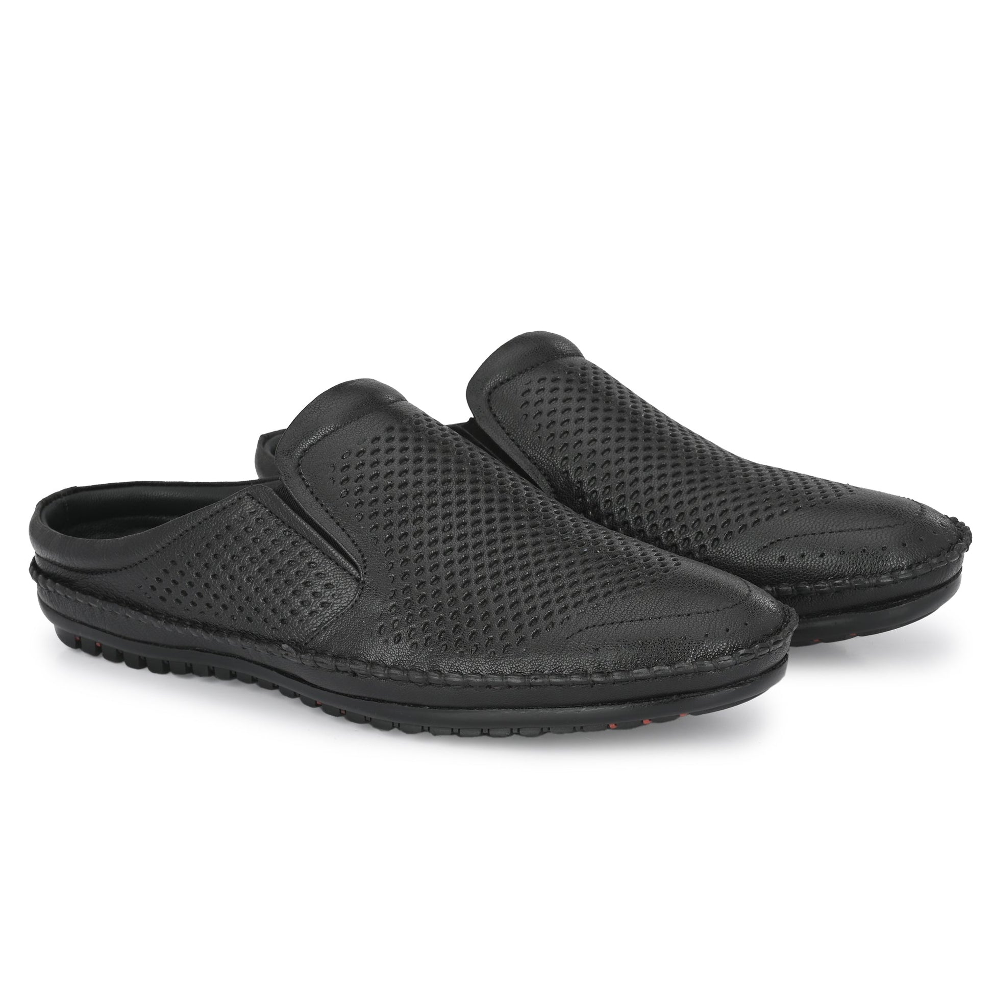 Egoss Leather Casual Slip On Shoes For Men