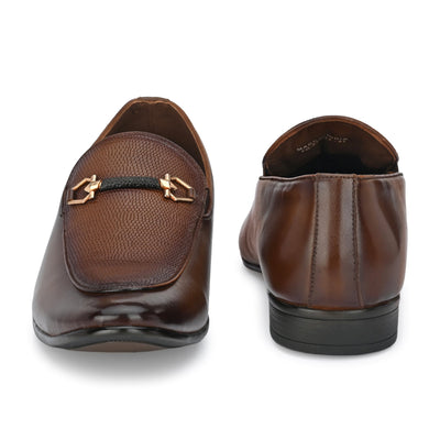 Egoss Buckled Formal Loafers For Men | Buckle Formal Shoes