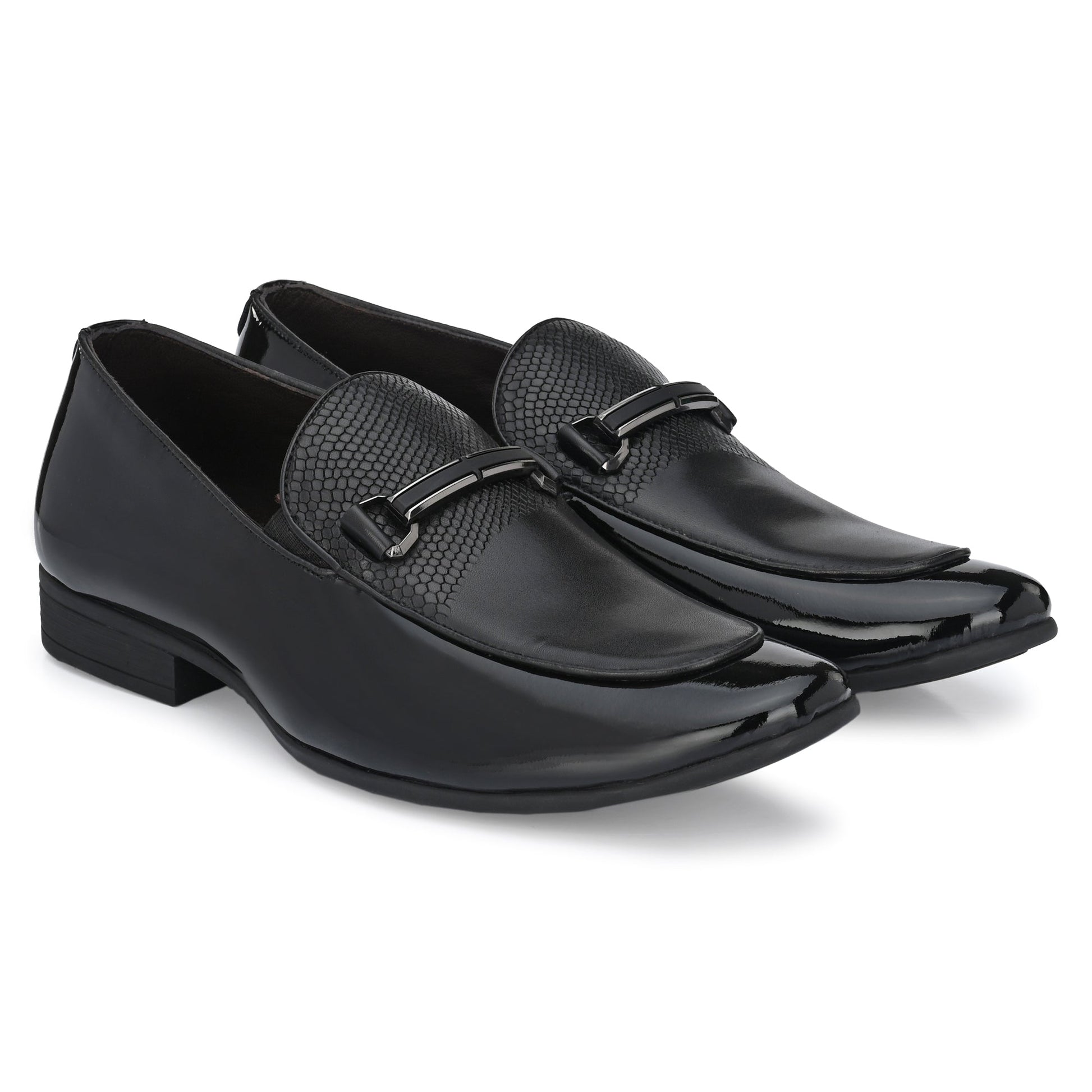 Egoss Buckled Formal Loafers Shoes For Men