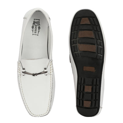 Egoss Casual Leather Loafers Shoes For Men
