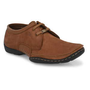 Egoss Casual Derby Lace Up Nubuck Leather Shoes For Men