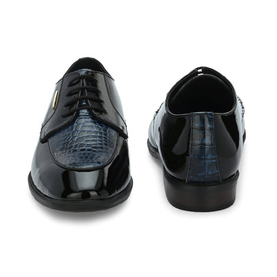 Egoss Platinum Lace-Up Shoes For Men