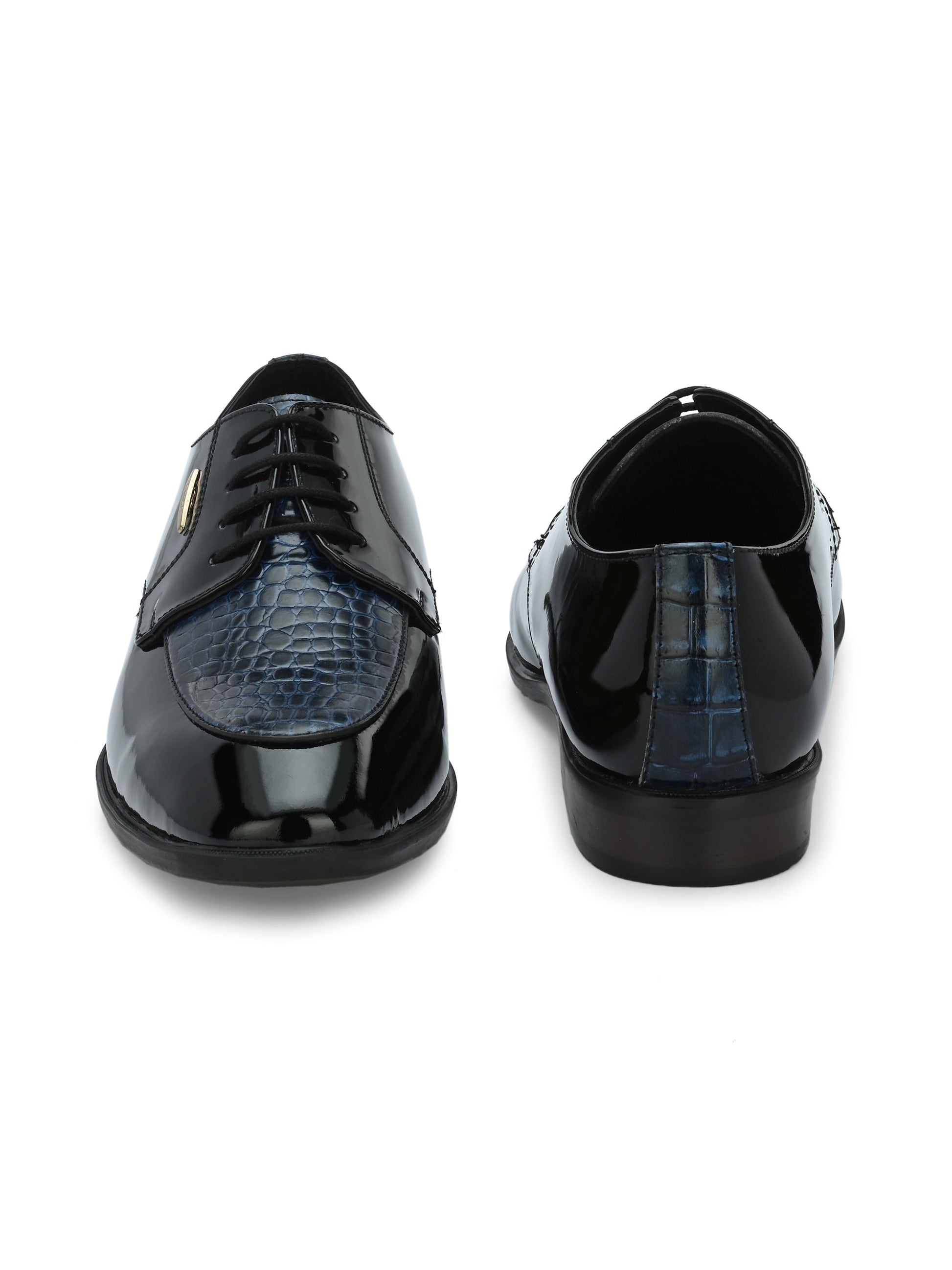 Egoss Platinum Lace-Up Shoes For Men