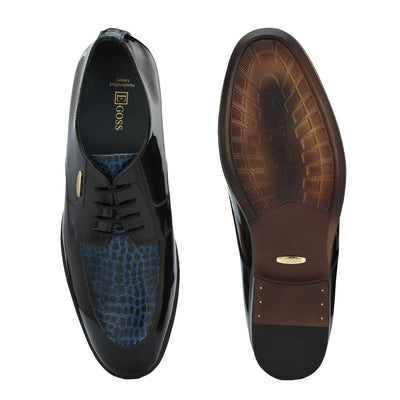 Egoss Platinum Lace-Up Shoes For Men