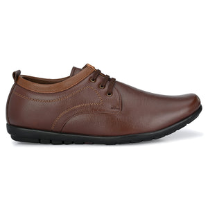 Egoss Casual Genuine Leather Derby Shoes For Men