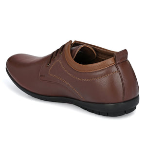 Egoss Casual Genuine Leather Derby Shoes For Men