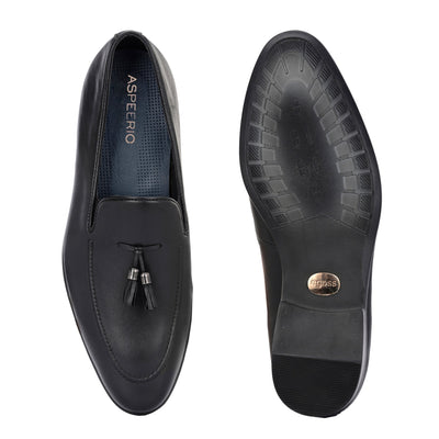 Rover Tassel Loafers by Aspeerio