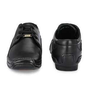 Egoss Casual Derby Lace Up Leather Shoes For Men