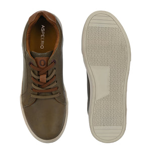 Moonwalk Lace-Up Sneakers by Aspeerio