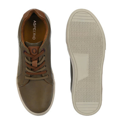 Moonwalk Lace-Up Sneakers by Aspeerio
