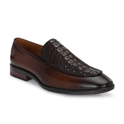 Titanium Party Loafers by Aspeerio