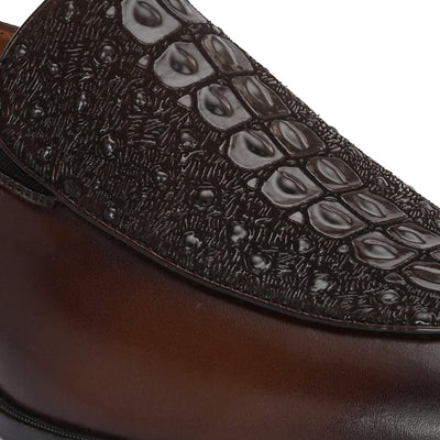 Titanium Party Loafers by Aspeerio