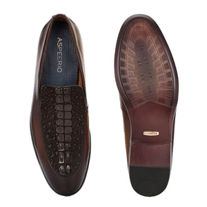 Titanium Party Loafers by Aspeerio