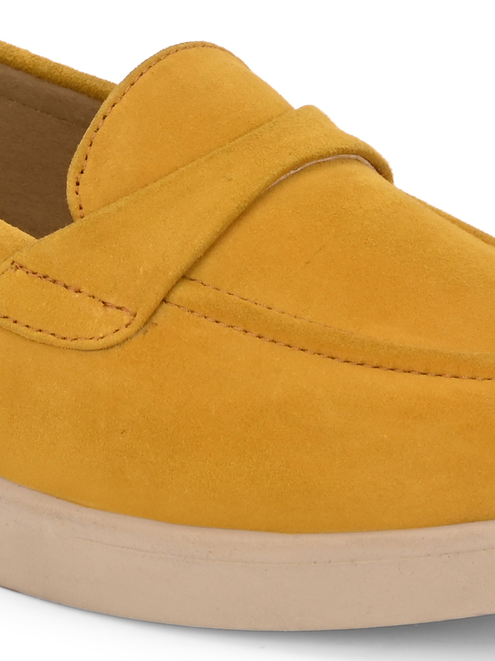 Aero-Glam Suede Loafers by Lady Boss
