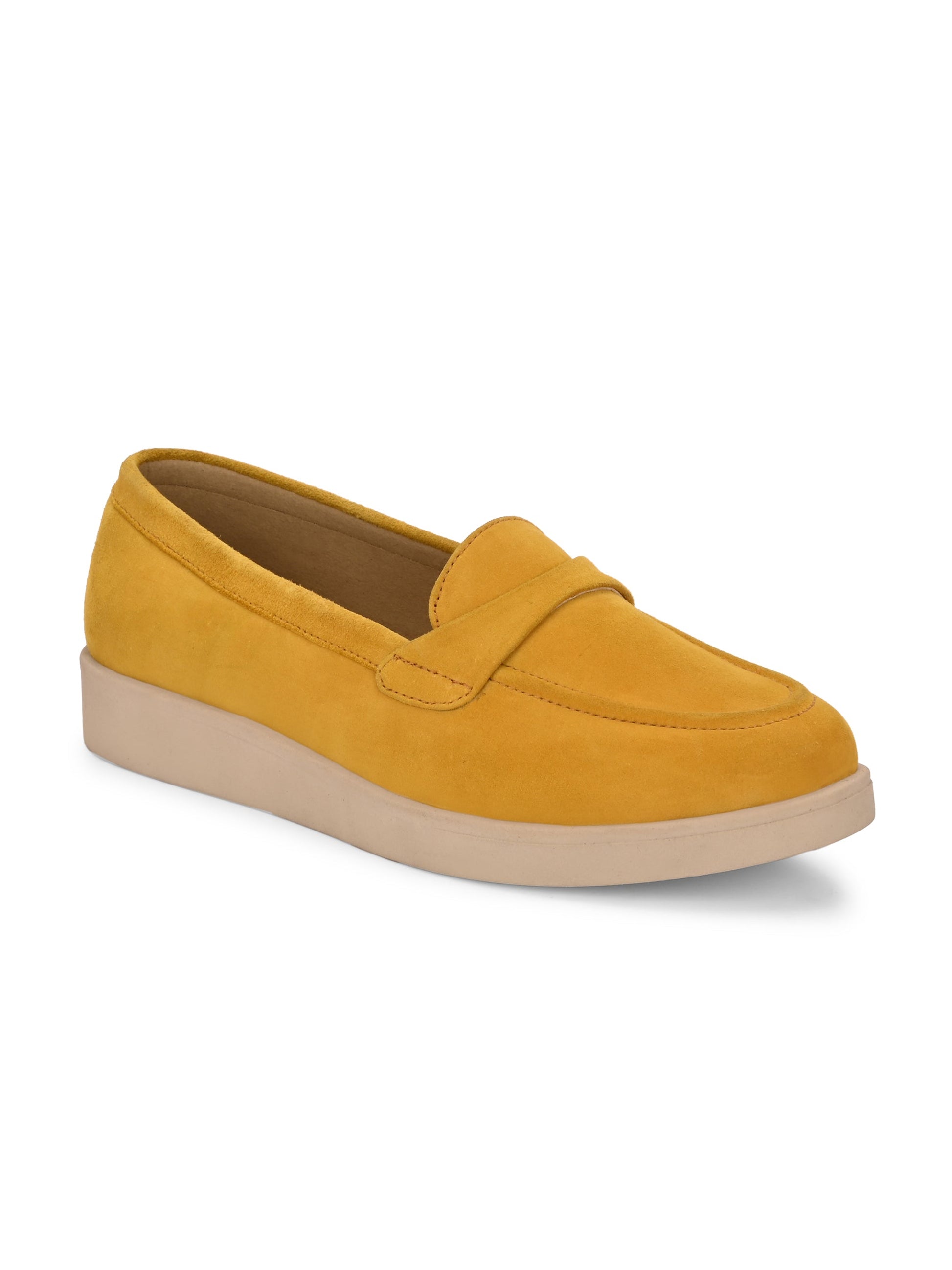 Aero-Glam Suede Loafers by Lady Boss