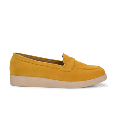 Aero-Glam Suede Loafers by Lady Boss