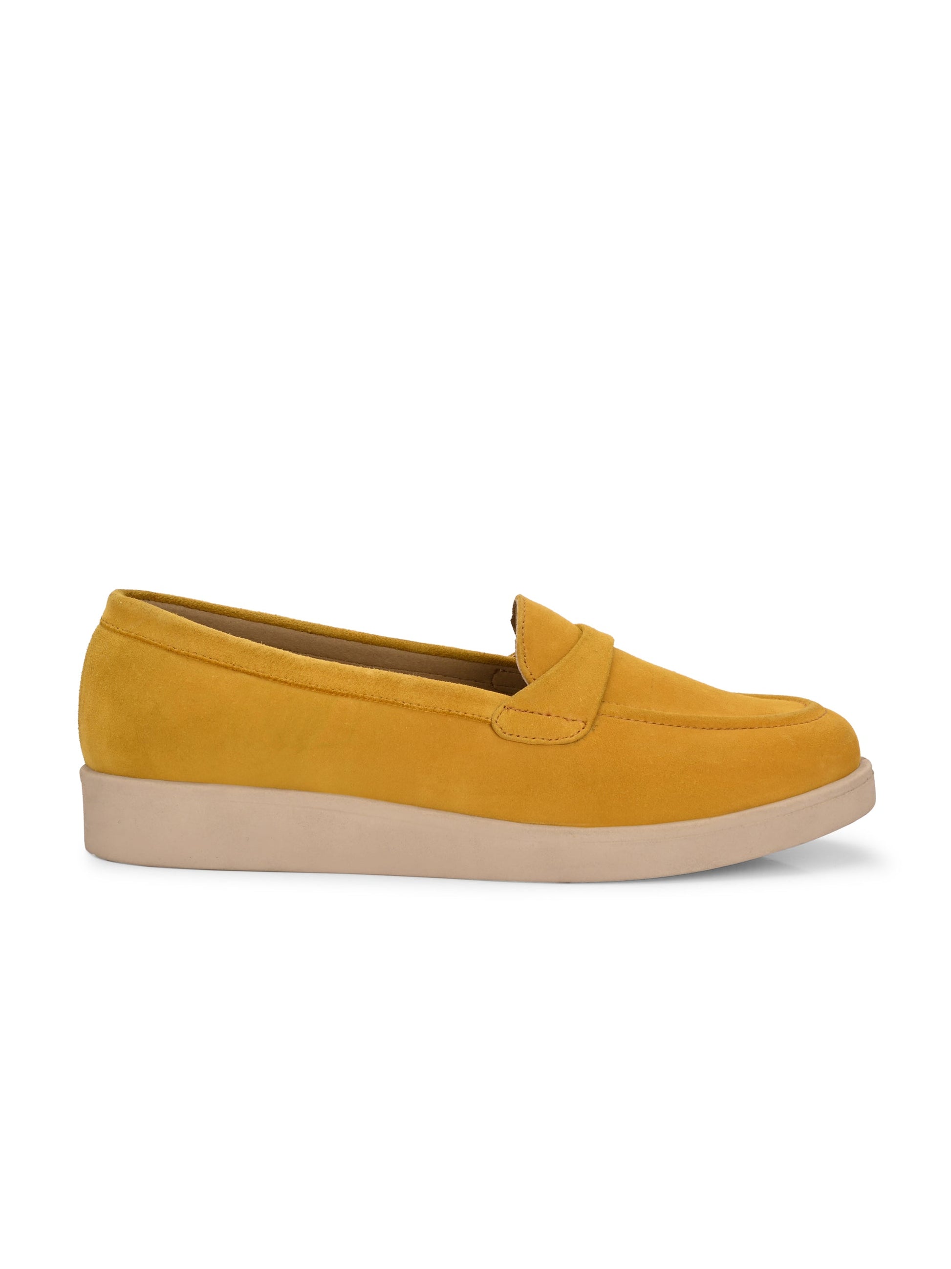 Aero-Glam Suede Loafers by Lady Boss