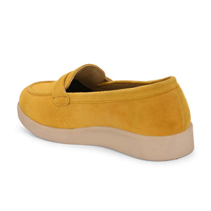 Aero-Glam Suede Loafers by Lady Boss