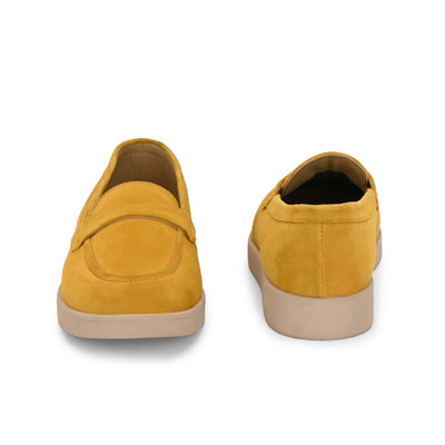 Aero-Glam Suede Loafers by Lady Boss