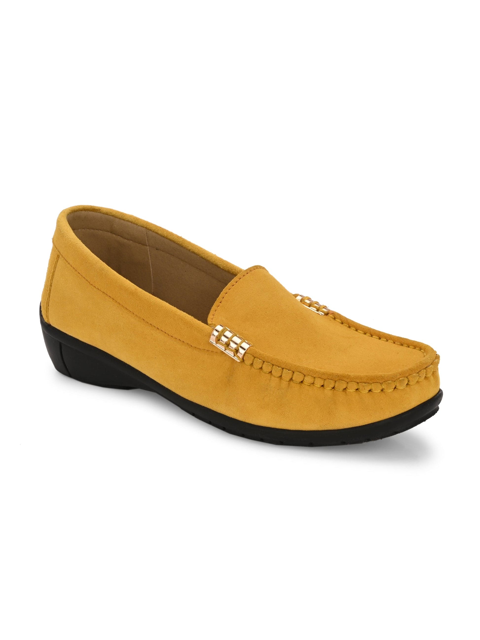 Santorini Suede Loafers by Lady Boss