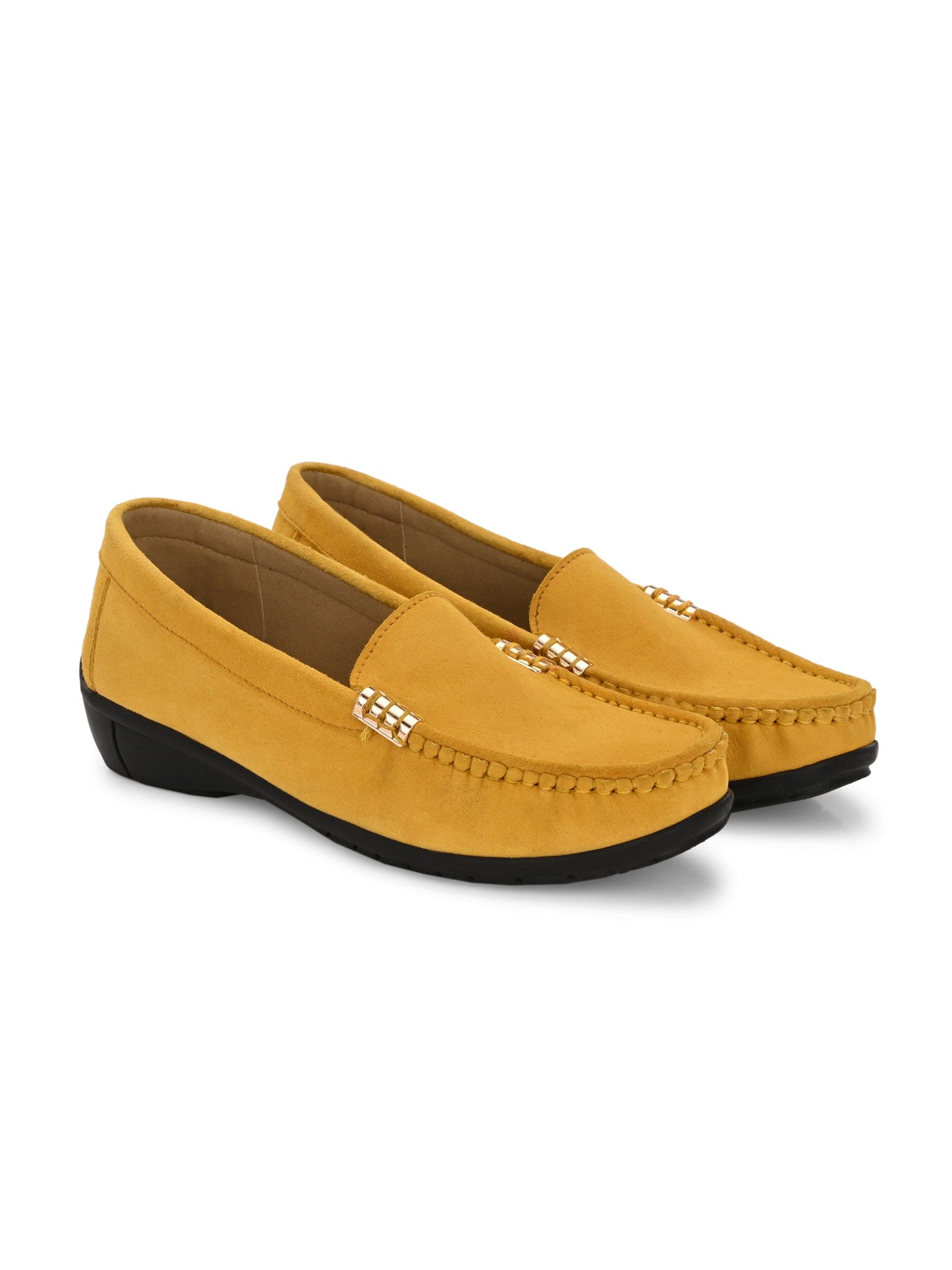 Santorini Suede Loafers by Lady Boss