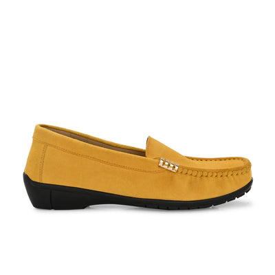 Santorini Suede Loafers by Lady Boss