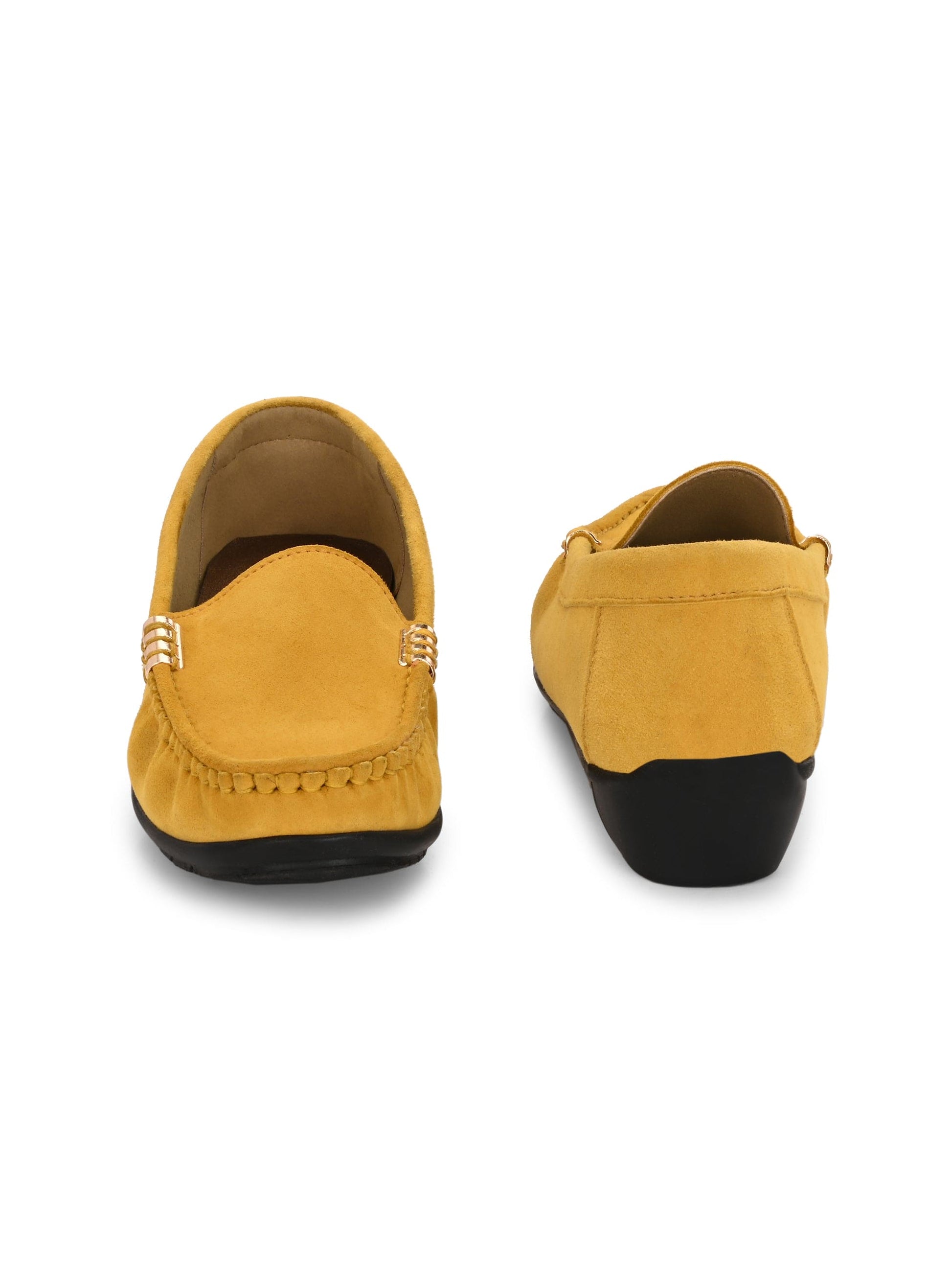 Santorini Suede Loafers by Lady Boss