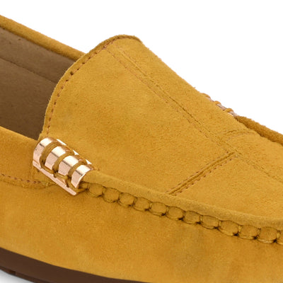 Marbella Suede Loafers by Lady Boss