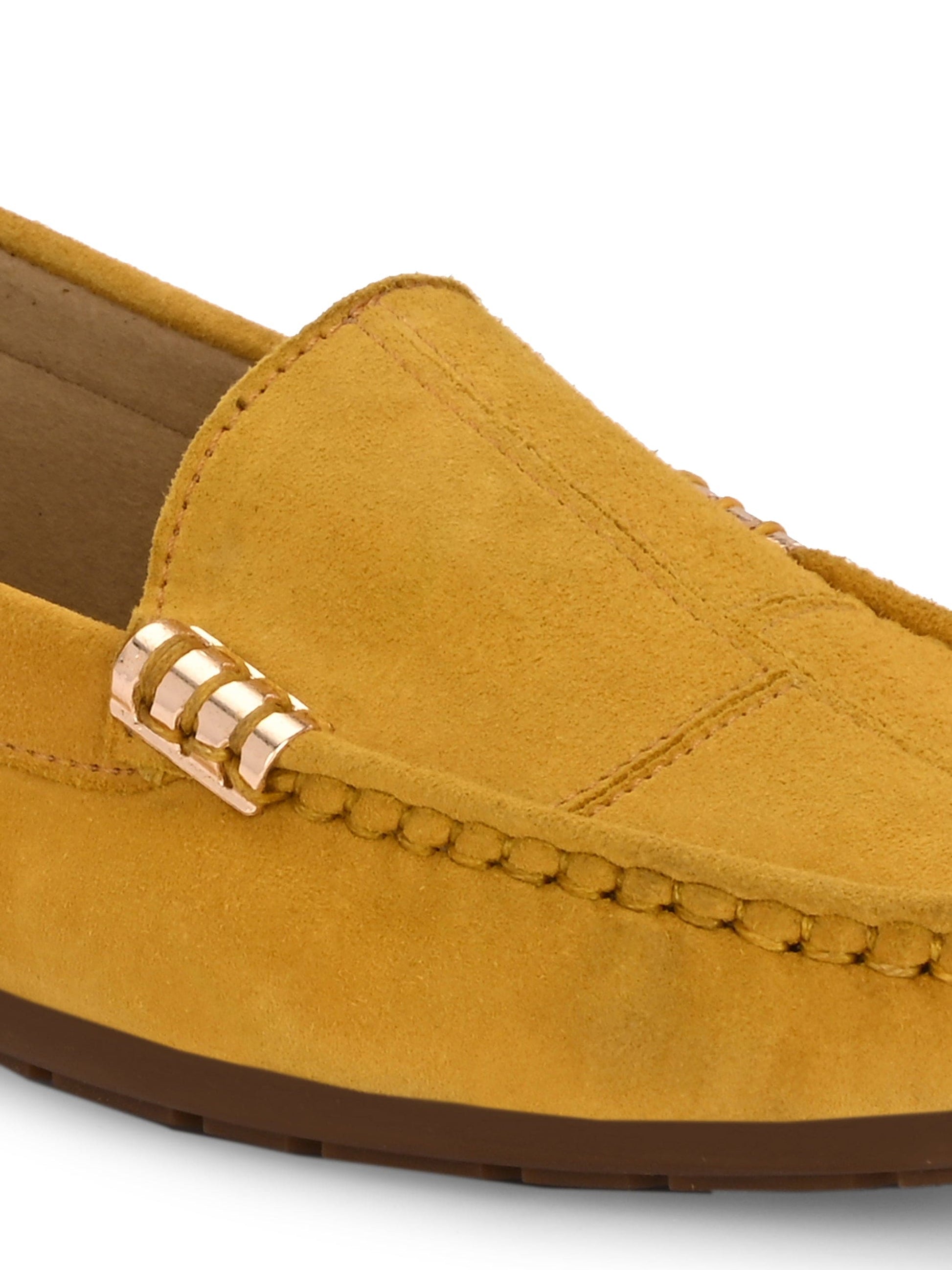 Marbella Suede Loafers by Lady Boss