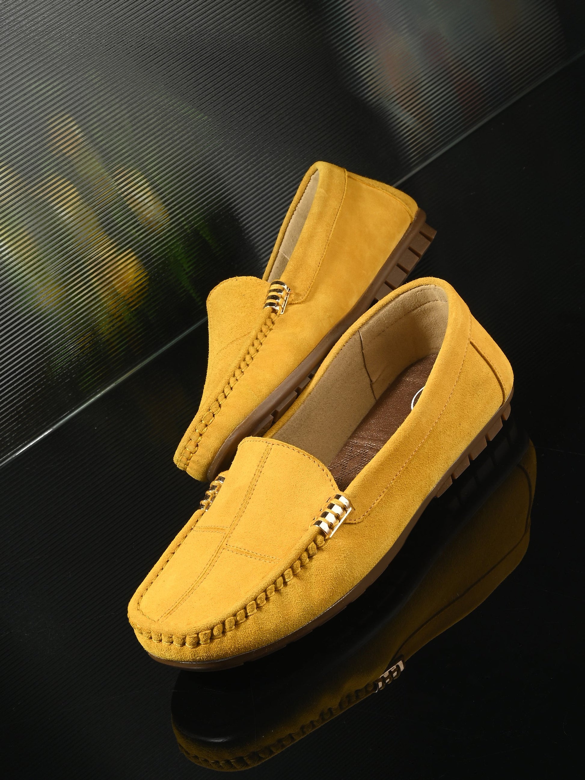 Marbella Suede Loafers by Lady Boss