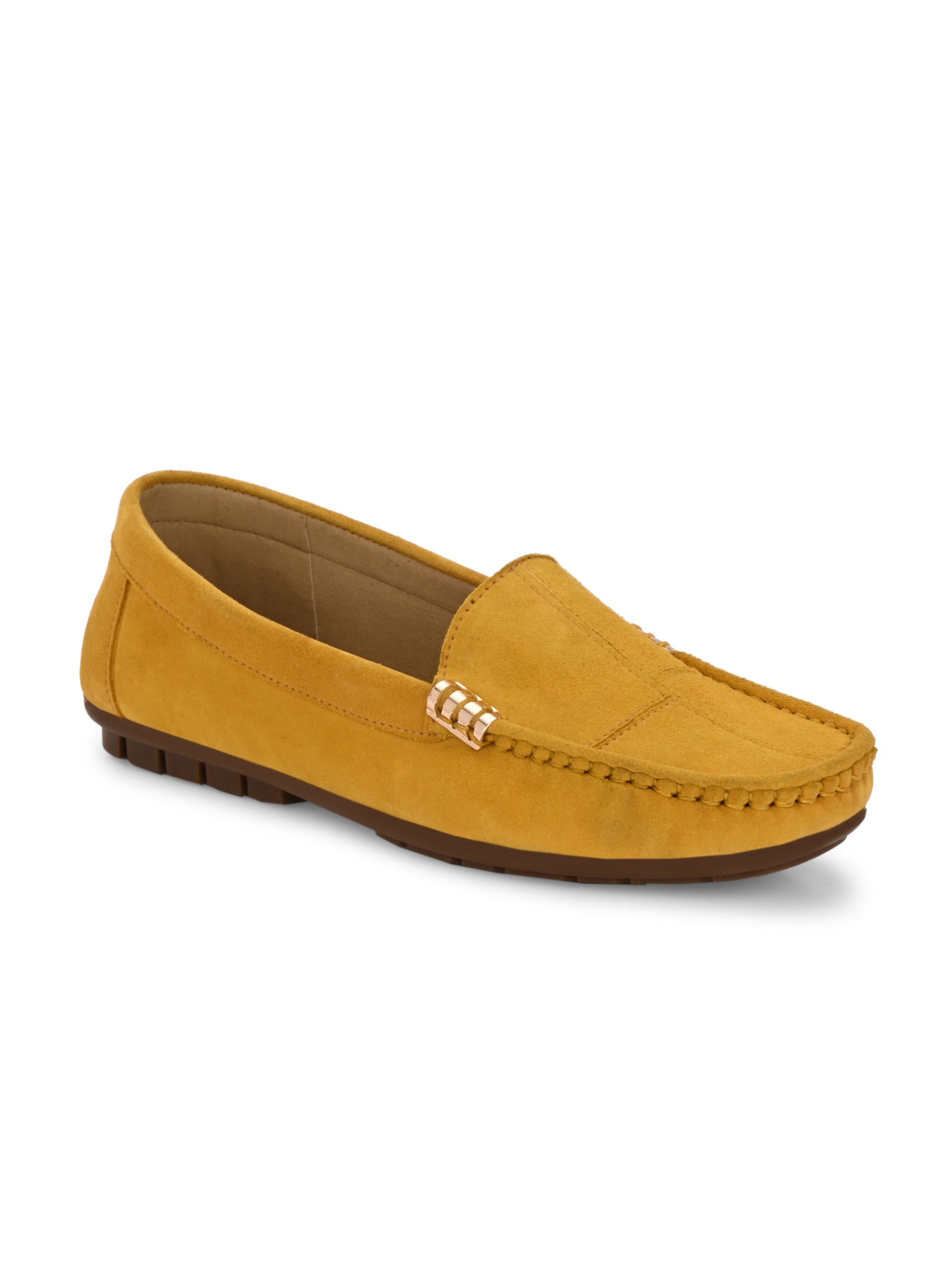 Marbella Suede Loafers by Lady Boss