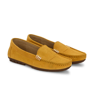 Marbella Suede Loafers by Lady Boss