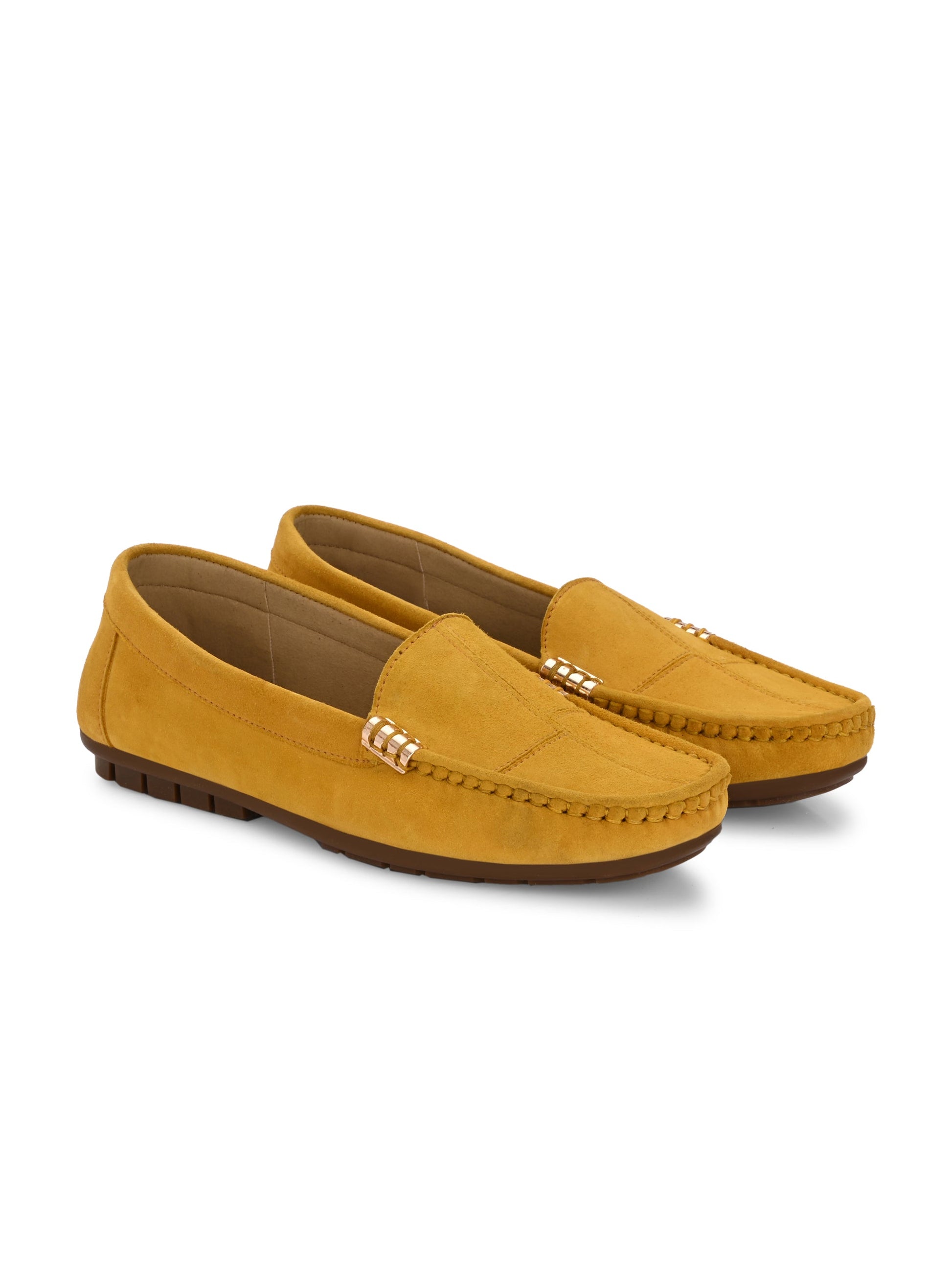 Marbella Suede Loafers by Lady Boss