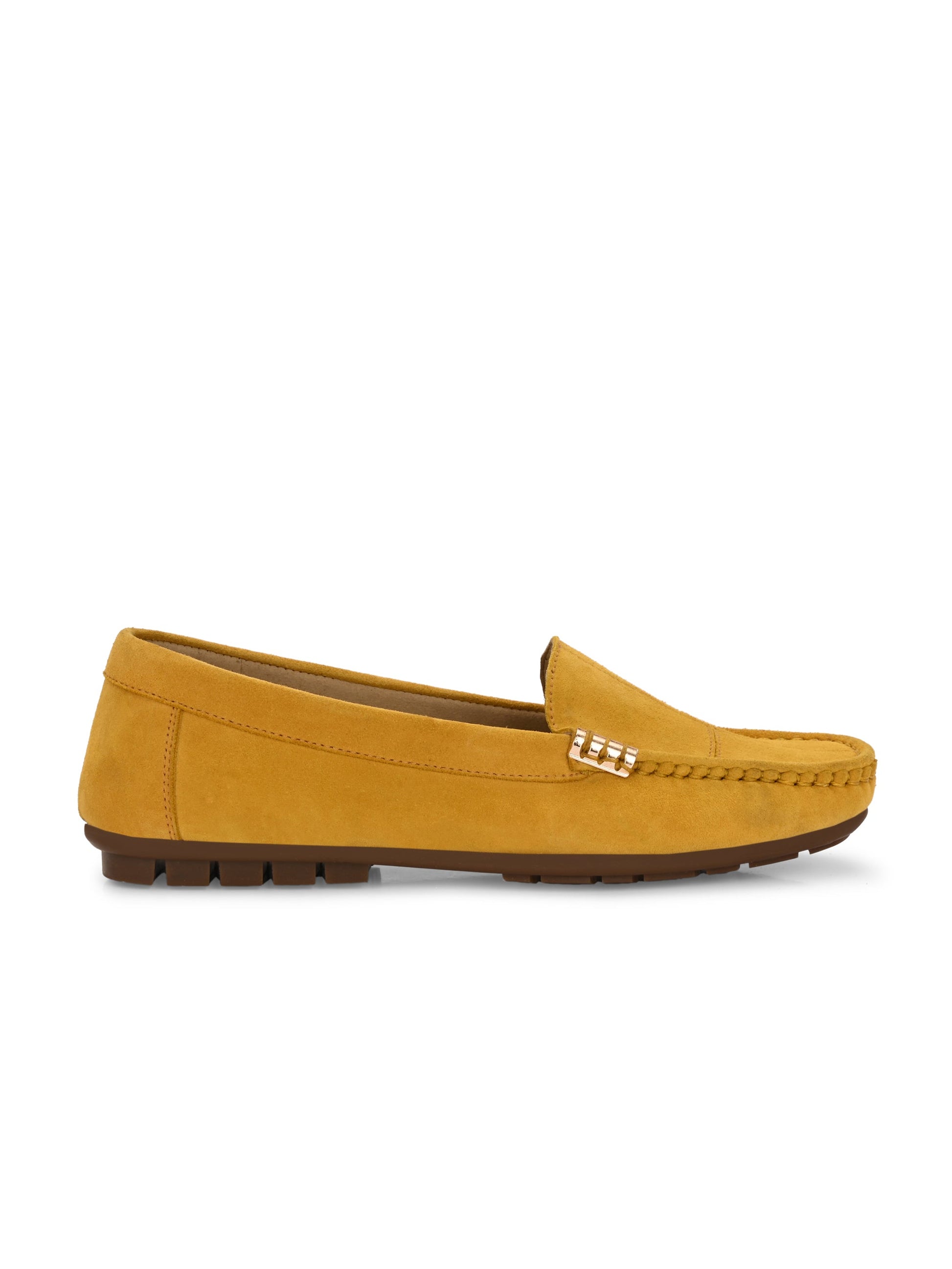 Marbella Suede Loafers by Lady Boss