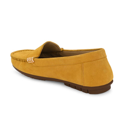Marbella Suede Loafers by Lady Boss