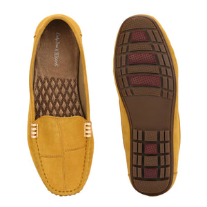 Marbella Suede Loafers by Lady Boss