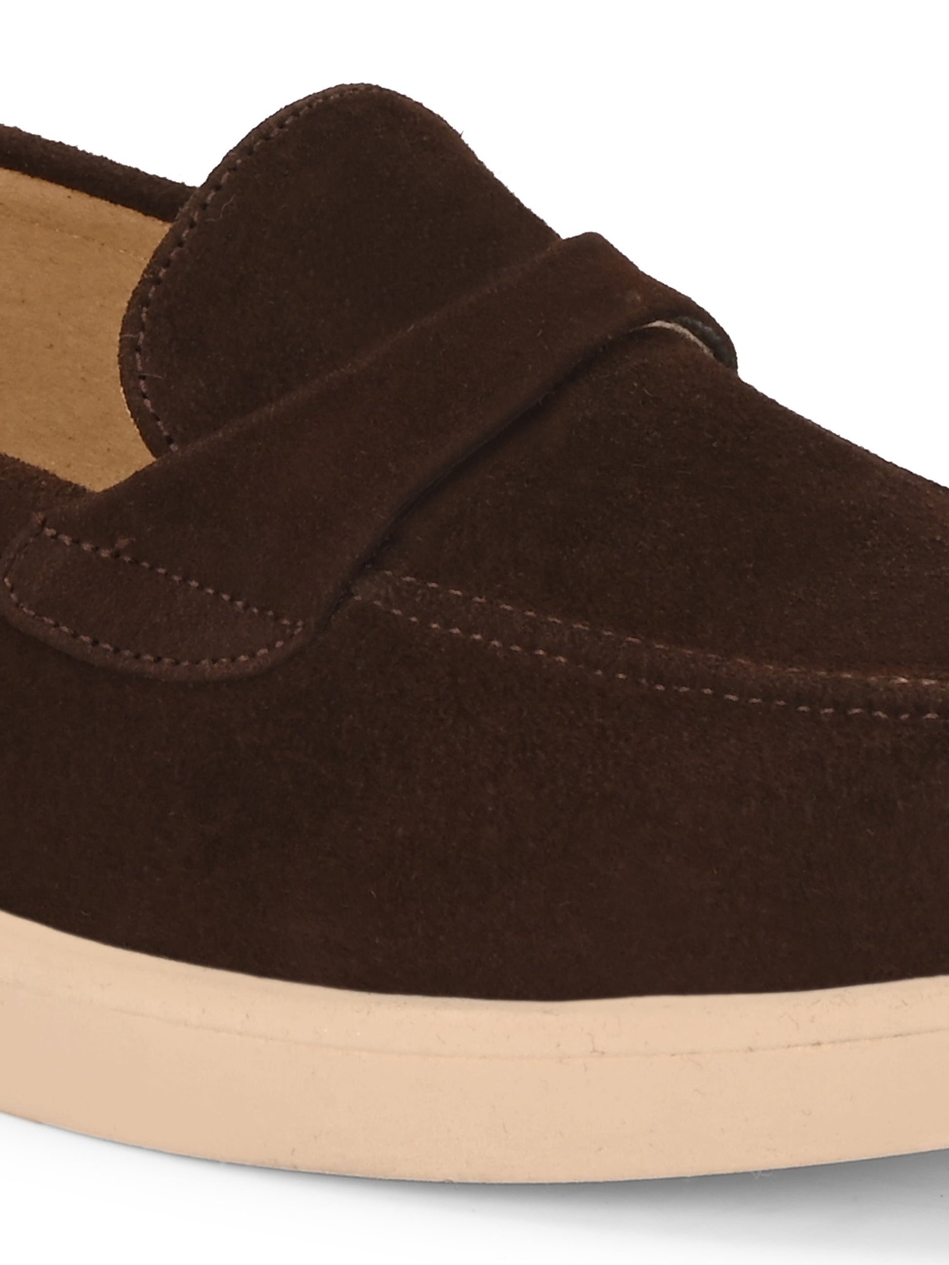 Aero-Glam Suede Loafers by Lady Boss