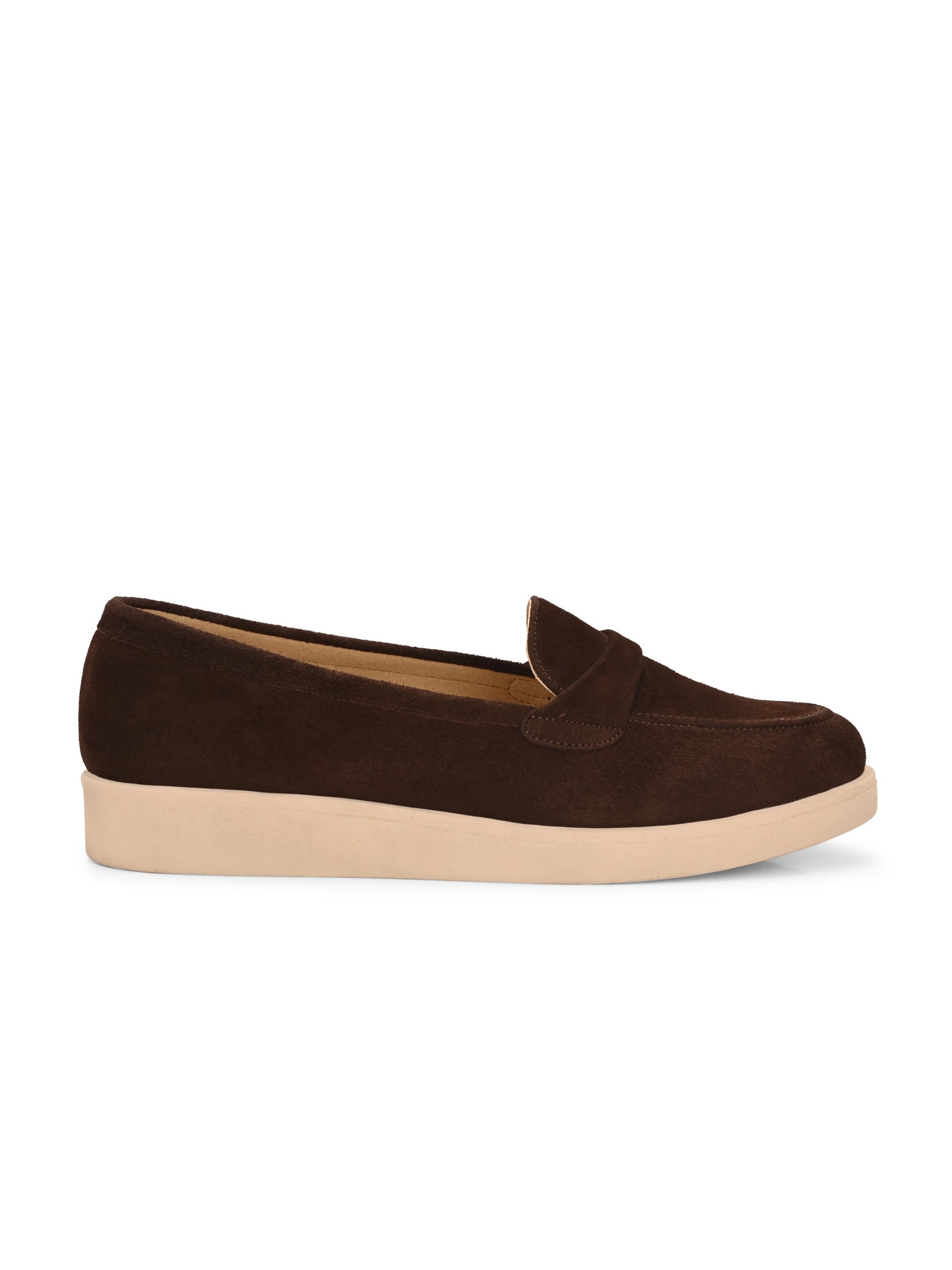 Aero-Glam Suede Loafers by Lady Boss