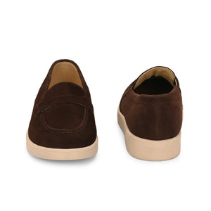 Aero-Glam Suede Loafers by Lady Boss