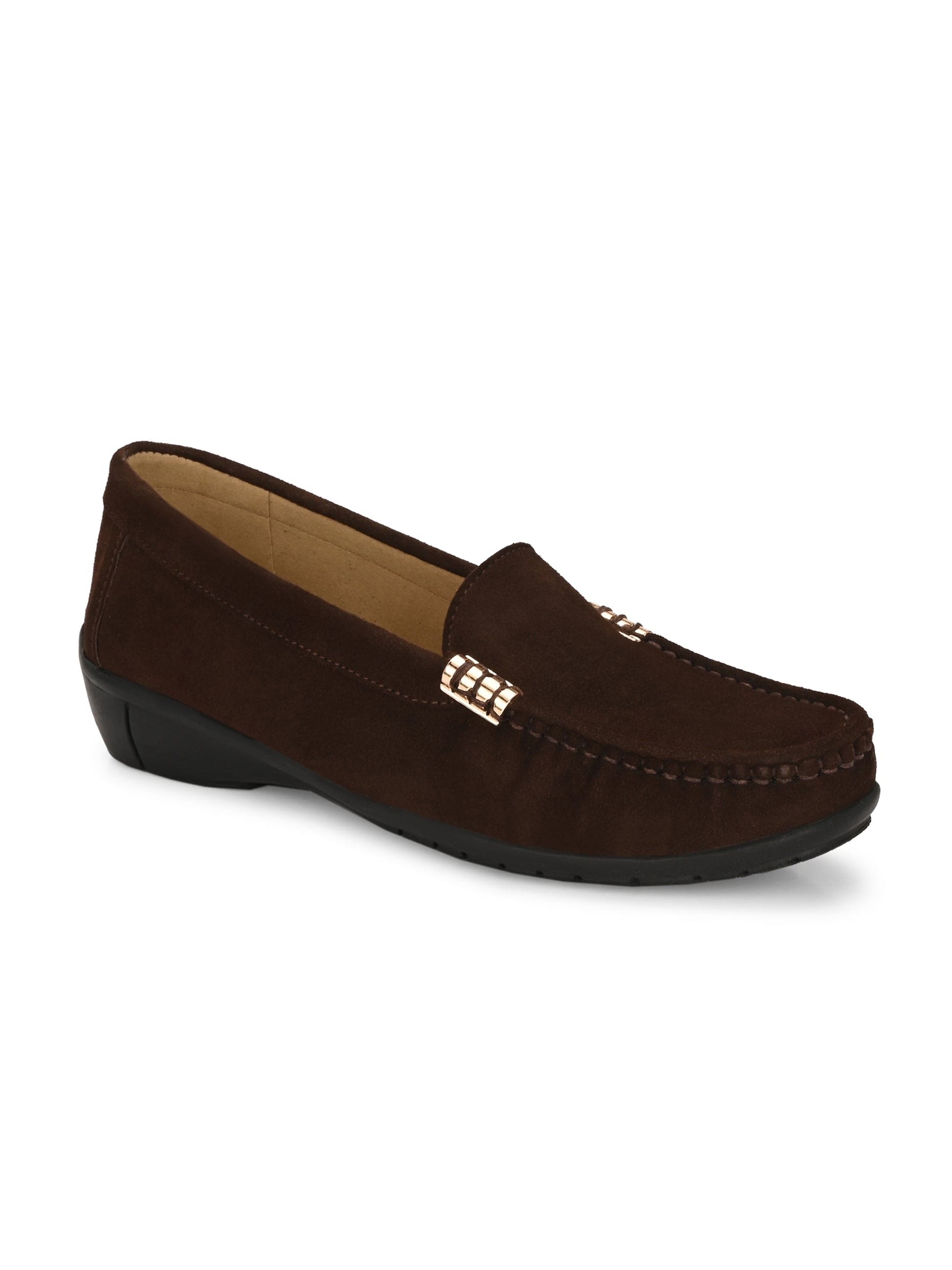 Santorini Suede Loafers by Lady Boss