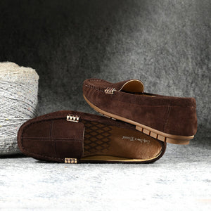 Marbella Suede Loafers by Lady Boss