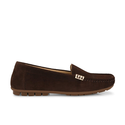 Marbella Suede Loafers by Lady Boss