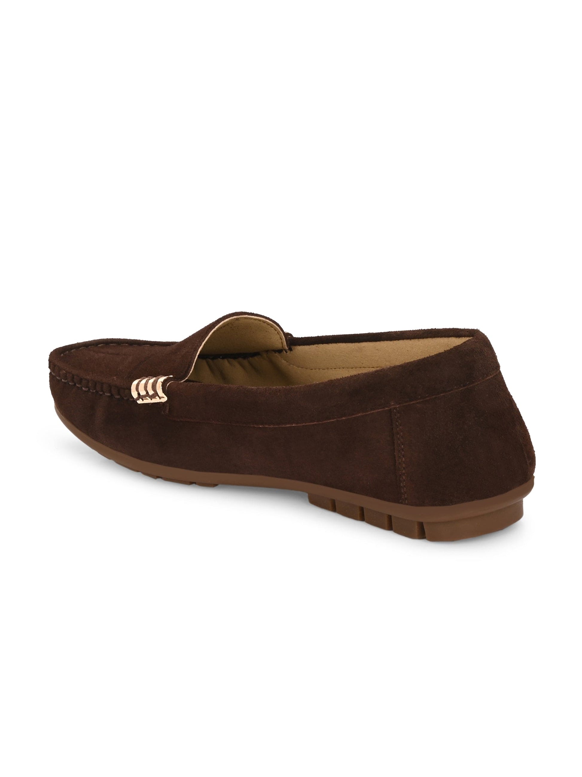 Marbella Suede Loafers by Lady Boss