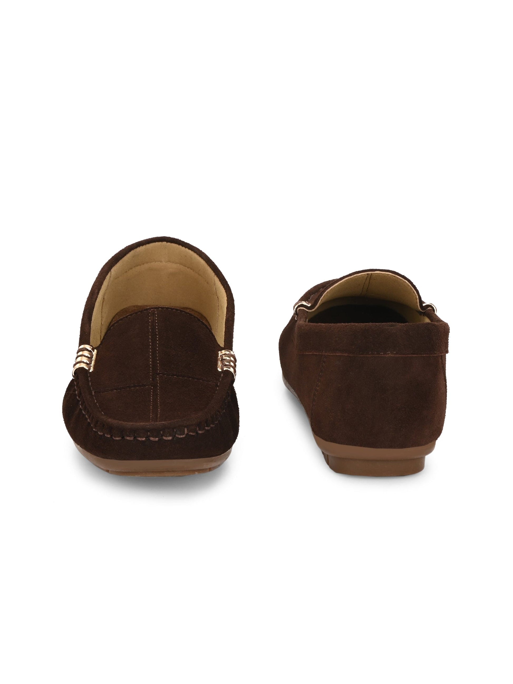 Marbella Suede Loafers by Lady Boss