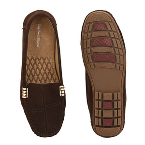 Marbella Suede Loafers by Lady Boss