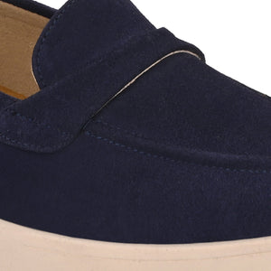 Aero-Glam Suede Loafers by Lady Boss