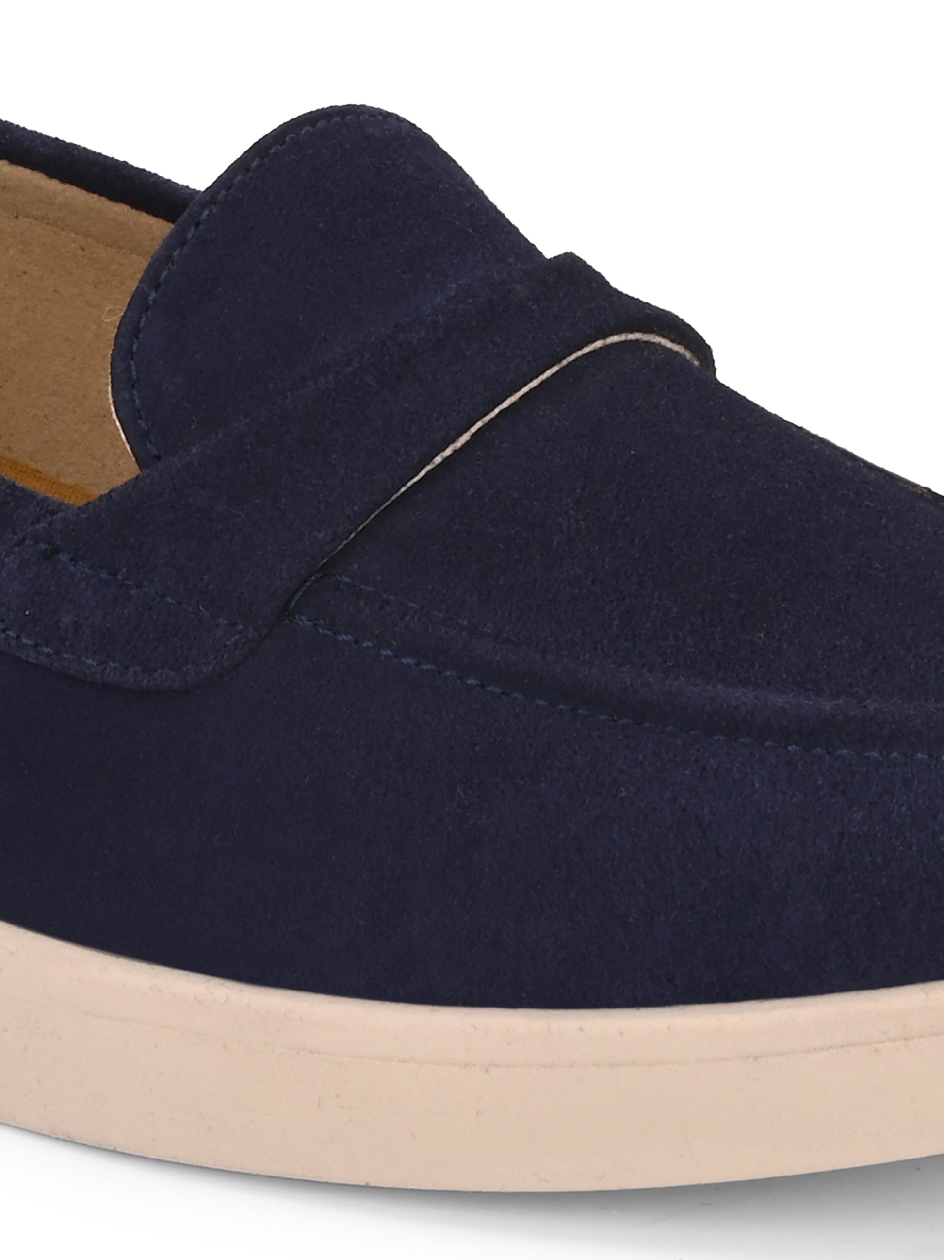Aero-Glam Suede Loafers by Lady Boss