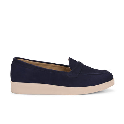 Aero-Glam Suede Loafers by Lady Boss